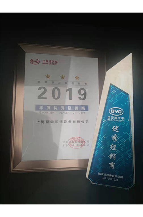 奉贤区比亚迪2019优秀经销商